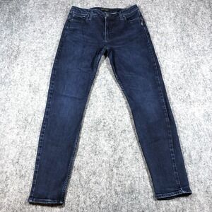 Silver Jeans Co Mazy Skinny Jeans Womens 31 Blue Dark Wash Stretch Denim Pants